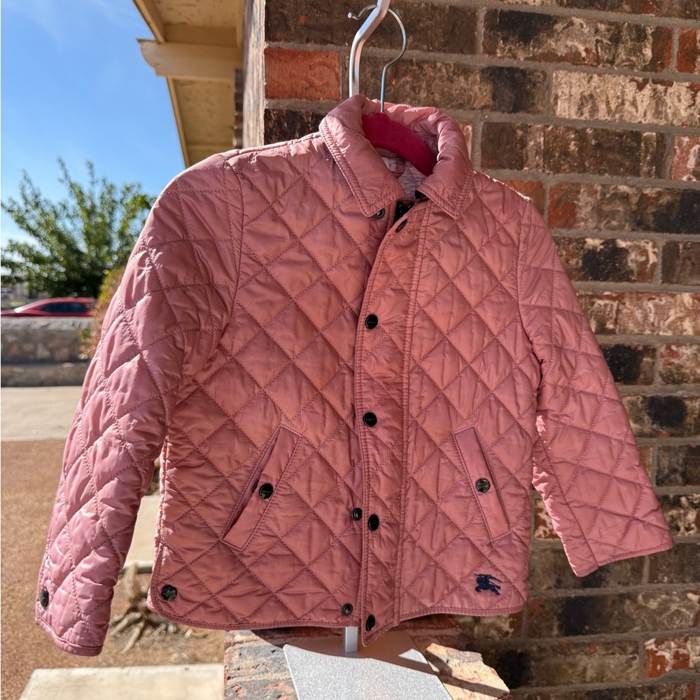 Burberry Kids Pink Quilted Jacket!!!!